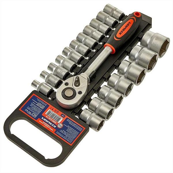 фото Набор торцевых головок 1/2", 19 предметов (ник-028/19) кузьмич