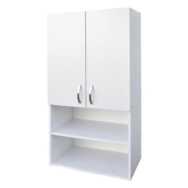 фото Навесной шкаф для ванной "комби", 60х30х110 см сималенд