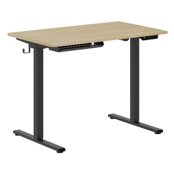 фото Письменный стол xten-up at-001, с подъемным механизмом, 100х60х73/121 см, дуб светлый/черный (00-07141368) skyland