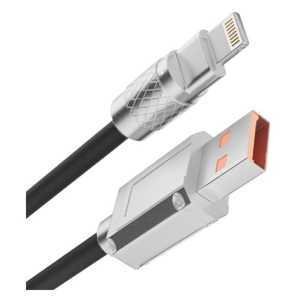 фото Кабель usb/lightning, 1 м, чёрный (2001177420705) milliant one