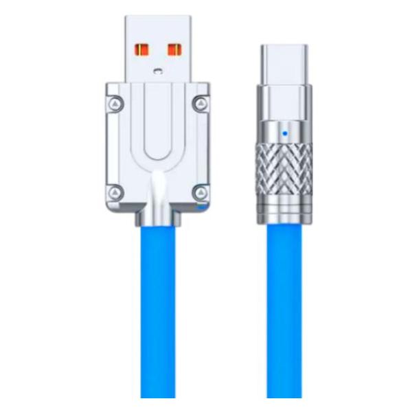 фото Кабель usb/usb type-c, 1 м, синий (2001177420743) milliant one