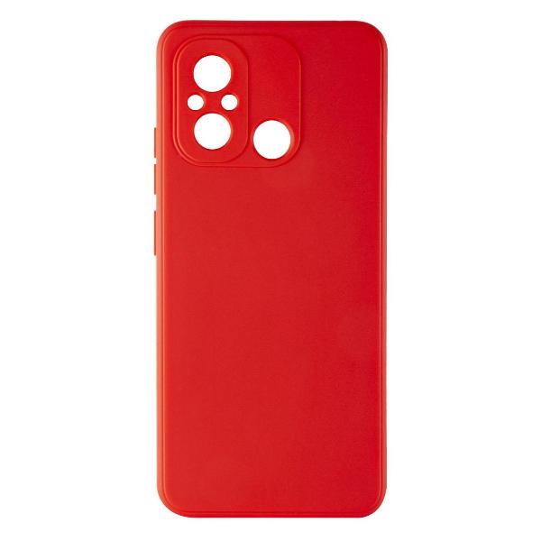 фото Чехол ibox case для xiaomi redmi 12c, с защитой камеры и подложкой, красный (ут000034003) red-line