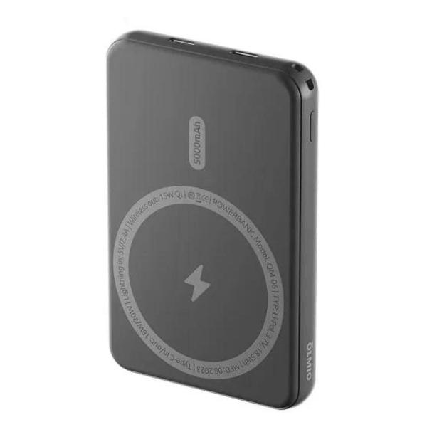 фото Внешний аккумулятор qm-06 5000mah gray olmio