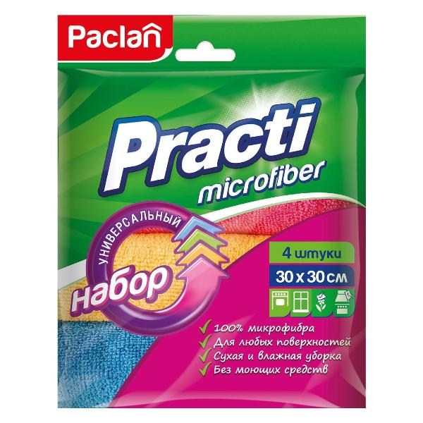 фото Салфетки универсальные practic, 30х30 см, 4 шт paclan