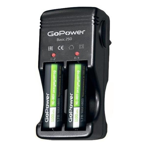 фото Зарядное устройство для аккумуляторов basic 250 ni-mh/ni-cd gopower