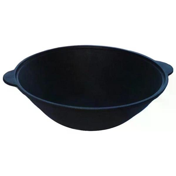 фото Сковорода-вок чугунная, 4 л (вок40) камская посуда