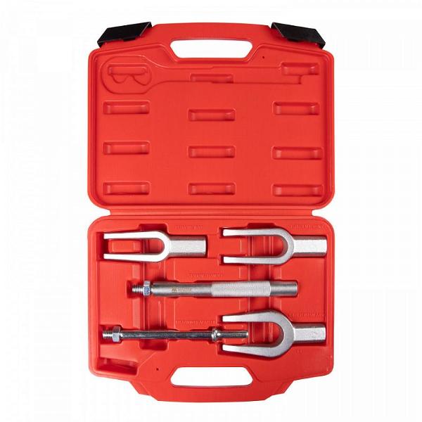 фото Набор съемников шаровых опор и рулевых наконечников зев 18/24/29 мм, вилки, 5 предметов, в кейсе (100-55005c) мастак