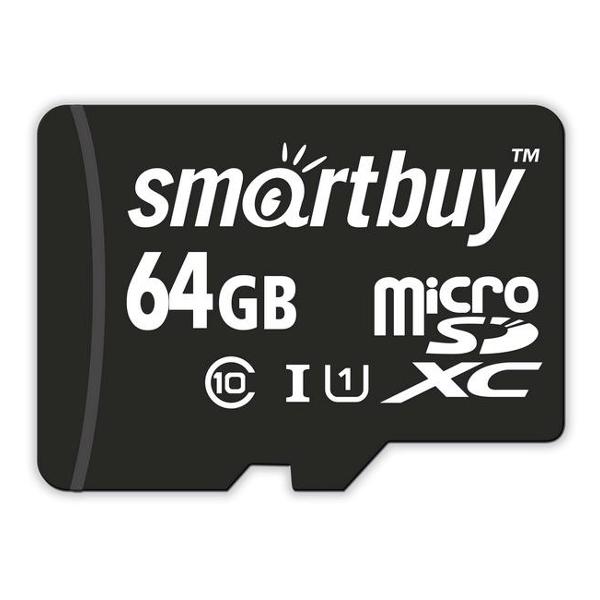 фото Карта памяти micro sdxc 64gb class 10 uhs-i (sb64gbsdcl10-00) smartbuy