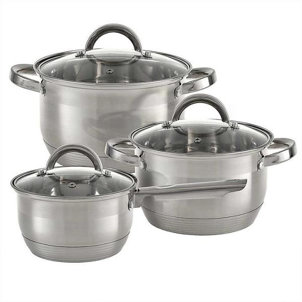 фото Набор посуды 2,1/3/4 л, 6 предметов (be-633/6) webber