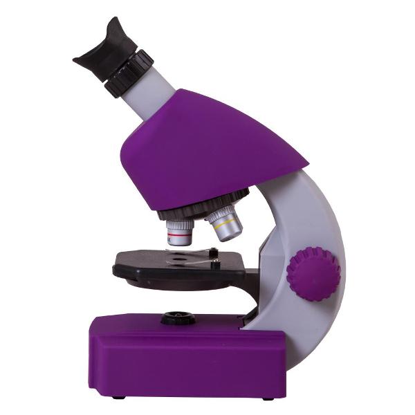 фото Микроскоп junior 40x-640x, фиолетовый bresser
