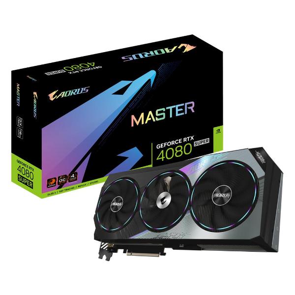 фото Видеокарта nvidia geforce rtx 4080 super aorus master 16gb (gv-n408saorus m-16gd) gigabyte