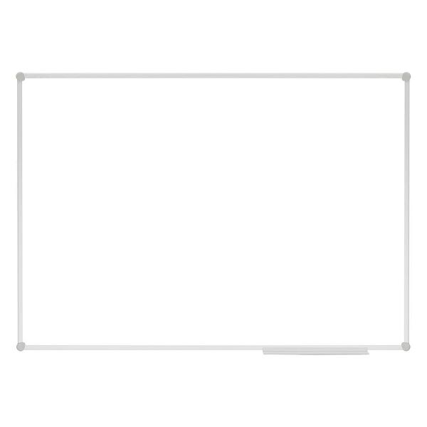 фото Доска магнитно-маркерная алюминиевая рамка slim, полочка, 90х120 см (343754) спейс