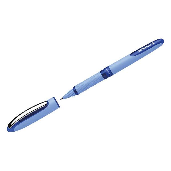 фото Набор ручек-роллеров one hybrid n, игольчатый пишущий узел, одноразовый, 0,7 мм, синий, 10 шт (183503) schneider