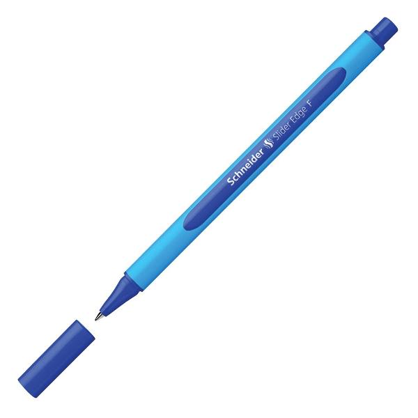 фото Набор шариковых ручек slider edge f, трехгранный, 0,8 мм, синий, 10 шт (152003) schneider