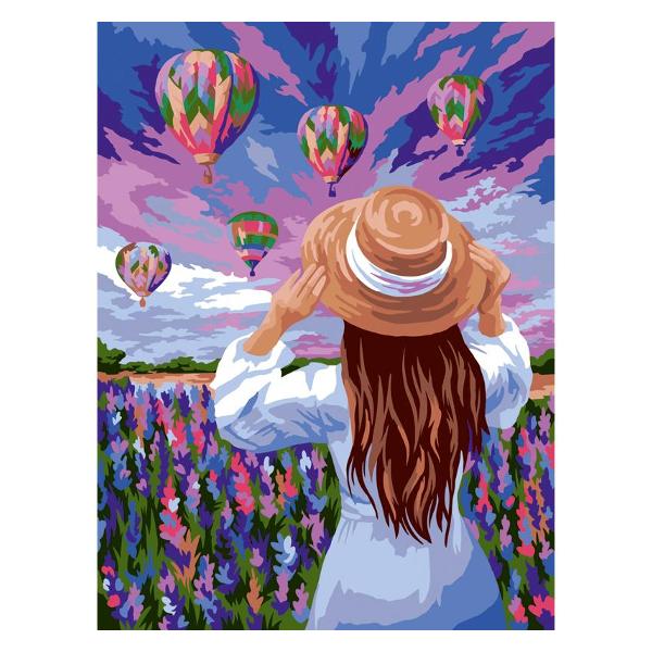 фото Картина по номерам "воздушные шары", на картоне, 30х40 см, с акриловыми красками и кистями (кк_44053) три совы