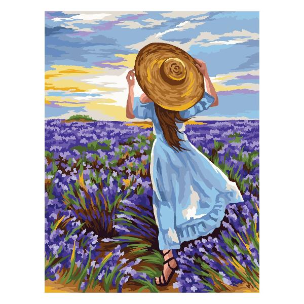 фото Картина по номерам "девушка в шляпе", на холсте, с акриловыми красками и кистями, 40х50 см (кх4050_53889) три совы