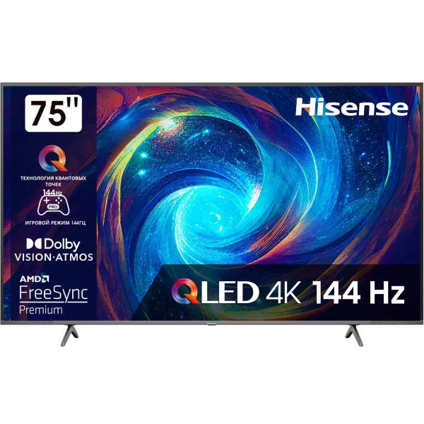 фото Ultra hd (4k) qled телевизор 75" 75e7kq pro hisense
