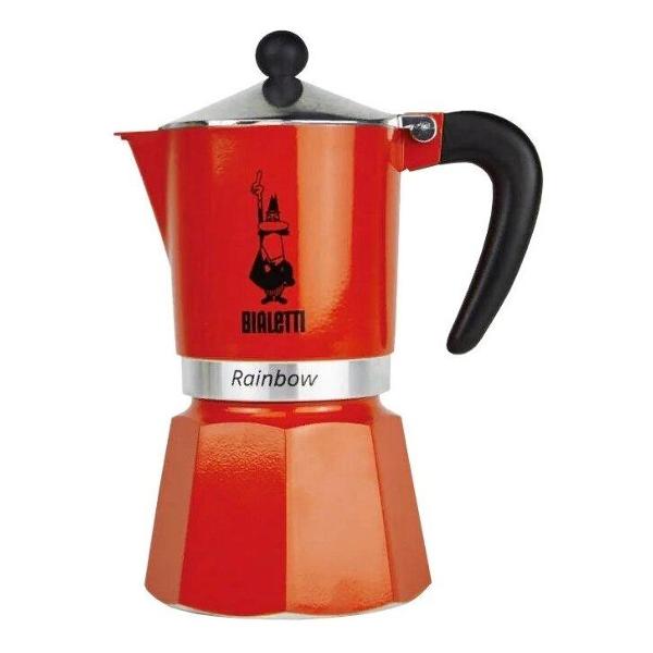 фото Кофеварка гейзерная rainbow espresso maker, 6 чашек red (4963) bialetti