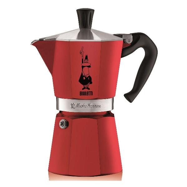 Кофеварка гейзерная Bialetti Moka Express Red (4942)