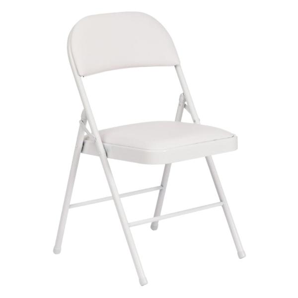 фото Стул складной folder, экокожа, 46,5x47,5x79 см white (20473) tetchair