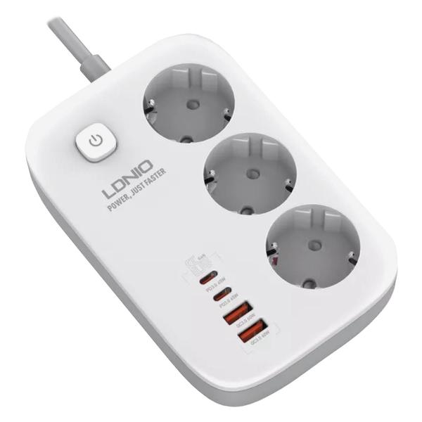 фото Удлинитель 10 розеток, 2500w, 2 м (sc10610) ldnio