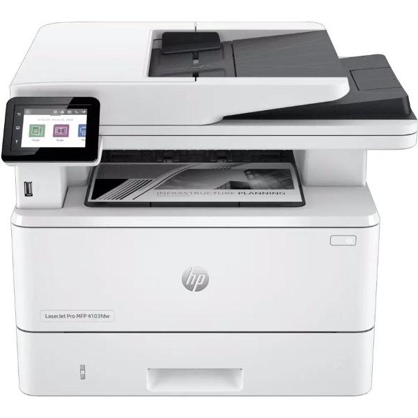 фото Лазерное мфу laserjet pro mfp 4103fdw (2z629a) hp