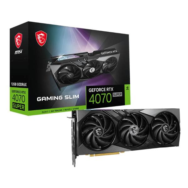 фото Видеокарта nvidia geforce rtx 4070 super gaming slim 12gb msi