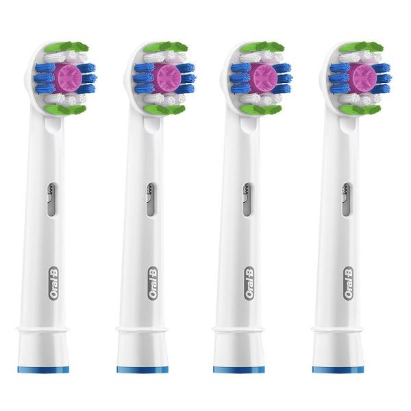 фото Насадки для электрической зубной щетки 3dwhite cleanmaximiser, 4 шт (eb18рrb) oral-b