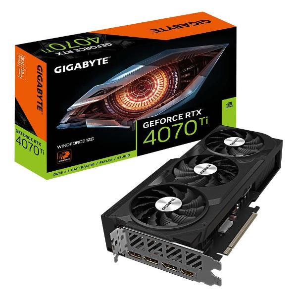 фото Видеокарта nvidia geforce rtx 4070 ti windforce 12gb (gv-n407twf3-12gd) gigabyte