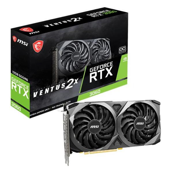 фото Видеокарта nvidia geforce rtx 3060 ventus 2x 12g oc msi