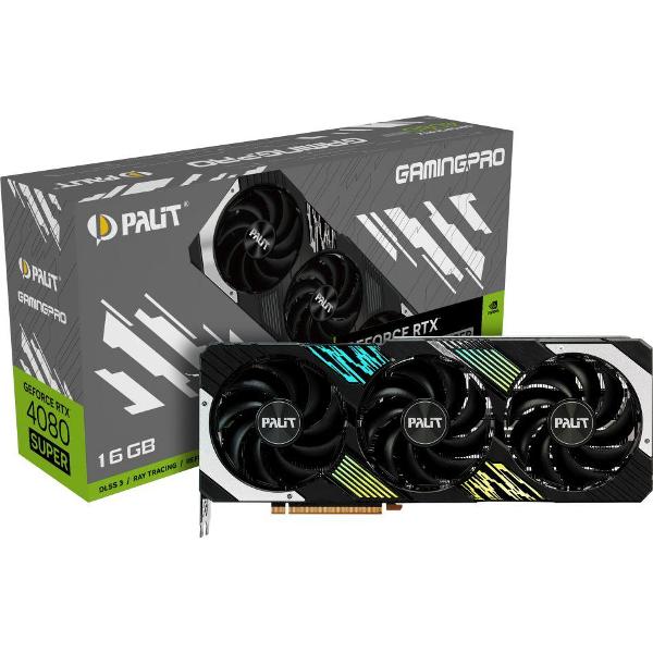 фото Видеокарта nvidia geforce rtx 4080 super gamingpro 16gb (ned408s019t2-1032a) palit