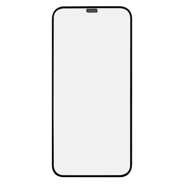 фото Защитное стекло для apple iphone 12 pro max, защита динамика full glue, черная рамка (ут000024716) unbroke