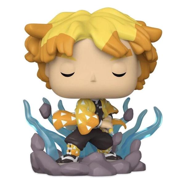 фото Фигурка pop! animation: demon slayer: zenitsu agatsuma transforming (exc) 987 (56103) funko