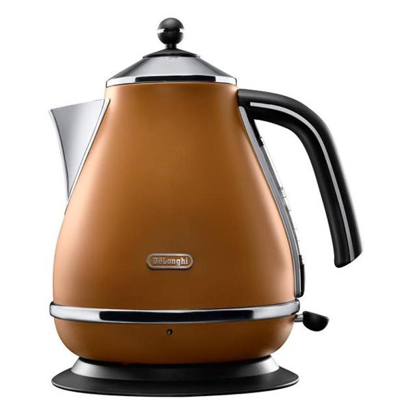 фото Электрический чайник kbov 2001 bw brown delonghi