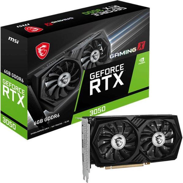 фото Видеокарта rtx 3050 gaming x 6g (602-v812-58s) msi