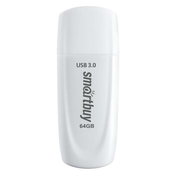 фото Usb-флешка scout 64gb usb 3.0/3.1 white (sb064gb3scw) smartbuy