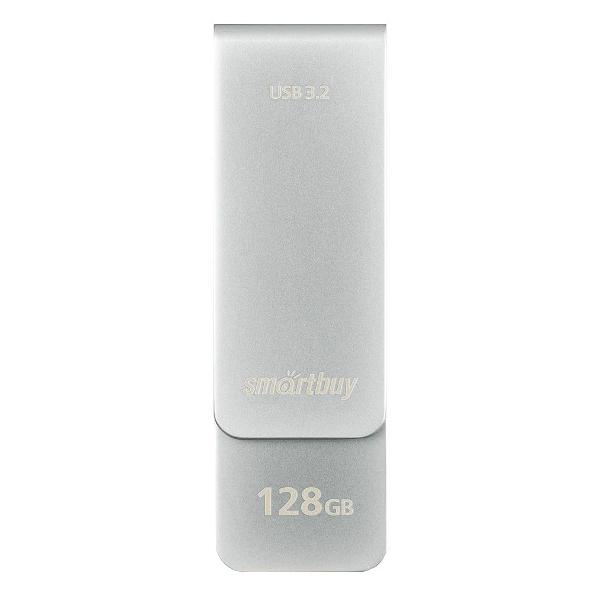 фото Usb-флешка m1 128gb usb 3.0/3.2 gen.1 metal grey (sb128gm1g) smartbuy