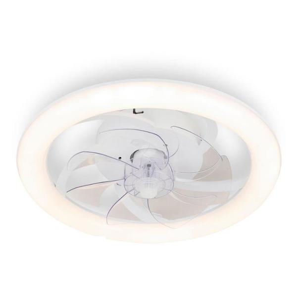 фото Люстра потолочная fan simple 60w+18w-app white estares