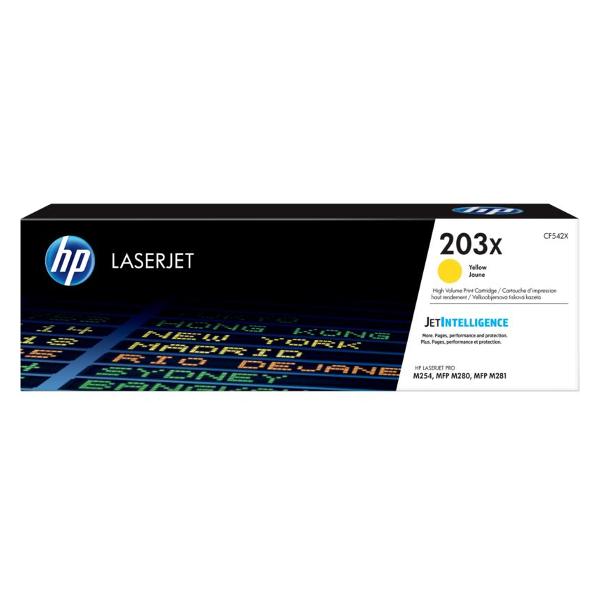 фото Картридж laserjet 203x, желтый (cf542x) hp