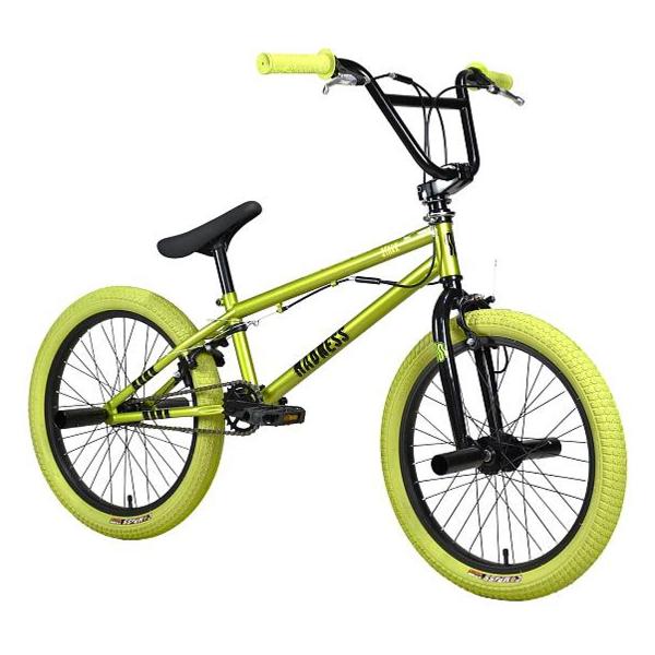 фото Экстремальный велосипед madness bmx 3 2024, зеленый металлик/черный/зеленый/хаки stark