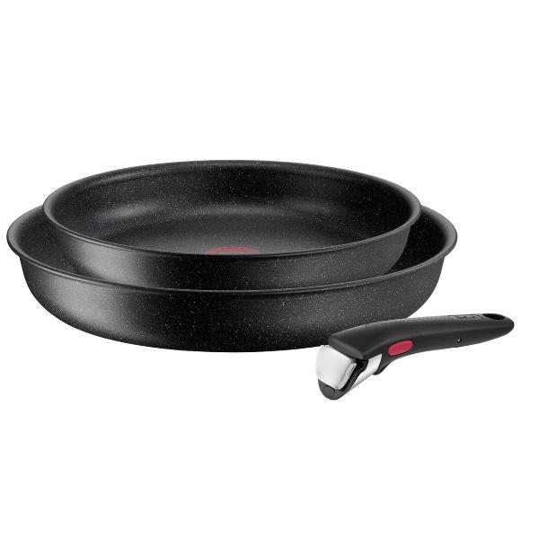 фото Набор сковород ingenio black stone, 24/28 см (l3999032) tefal