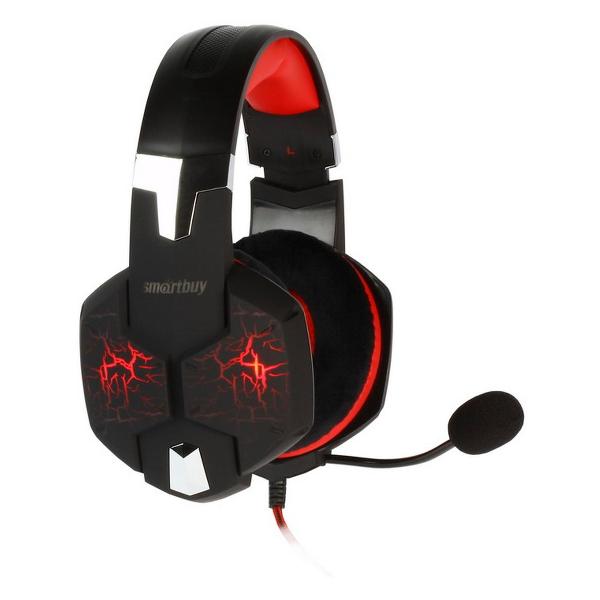 фото Игровые наушники rush taipan black/red (sbhg-3200) smartbuy