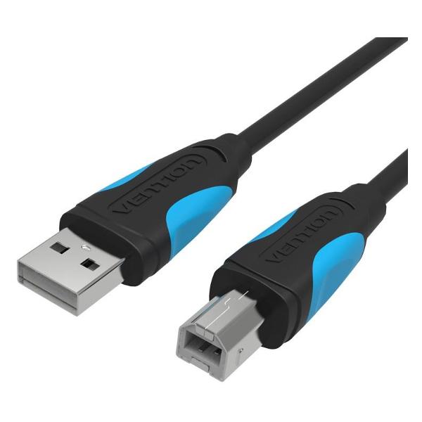 фото Кабель usb 2.0 am/bm, 2 м, черный (vas-a16-b200) vention