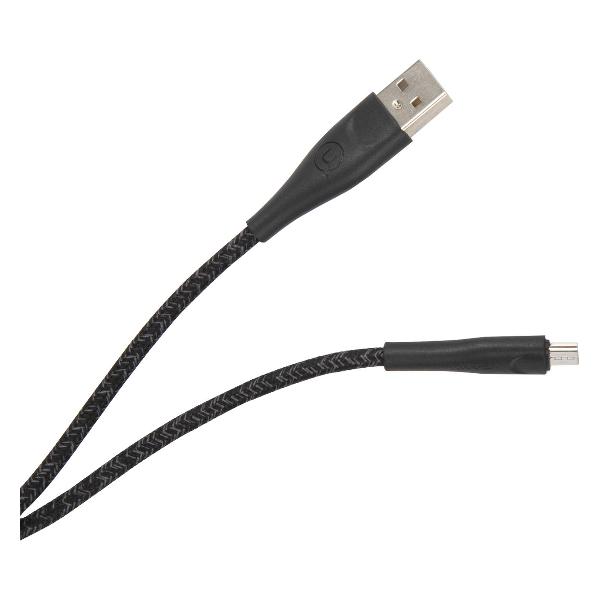 фото Кабель sj393 usb/microusb, нейлоновая оплетка, 1 м, черный (ут000023711) usams