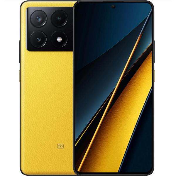 фото Смартфон poco x6 pro 8/256gb yellow xiaomi