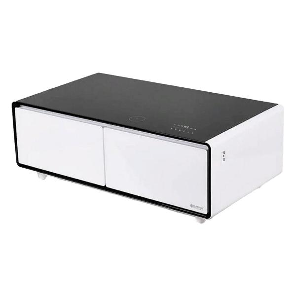 фото Умный кофейный столик tb135, с холодильником, черный/белый eureka