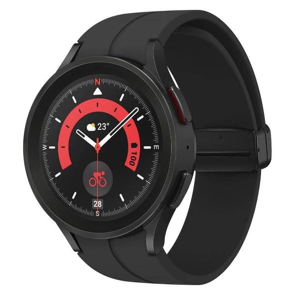 фото Смарт-часы galaxy watch5 pro 45mm black titanium (sm-r920) samsung