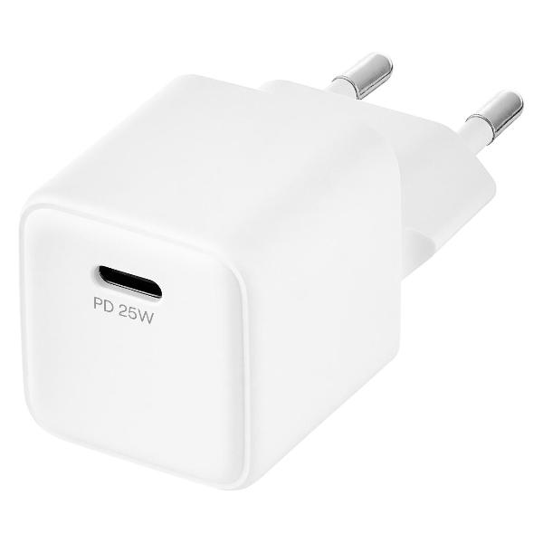 фото Сетевое зарядное устройство bridge usb-c gan, 25 вт + super fast charging (wc24whpd25-c) ubear