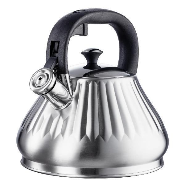 фото Чайник cо свистком linea tea, 2,8 л (93-tea-35) regent inox