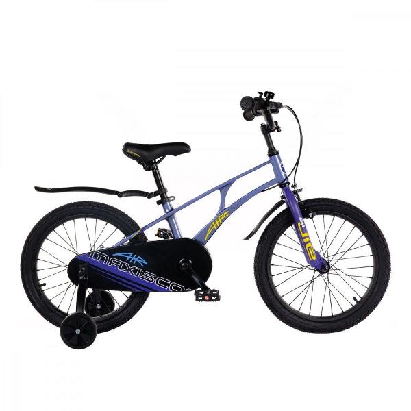 фото Велосипед детский air стандарт 18'' (2024), синий карбон (msc-a1835) maxiscoo